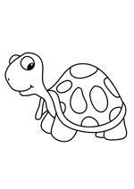 Coloriage la tortue