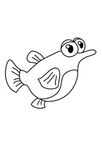 Coloriage gratuit de poissons