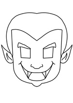 coloriage de dracula à imprimer