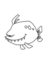 Coloriage à imprimer gratuit de poissons