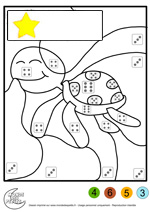 Coloriage magique pour les enfants avec des animaux