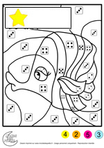 Coloriage magique pour enfants de maternelle