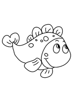 Coloriage Poisson