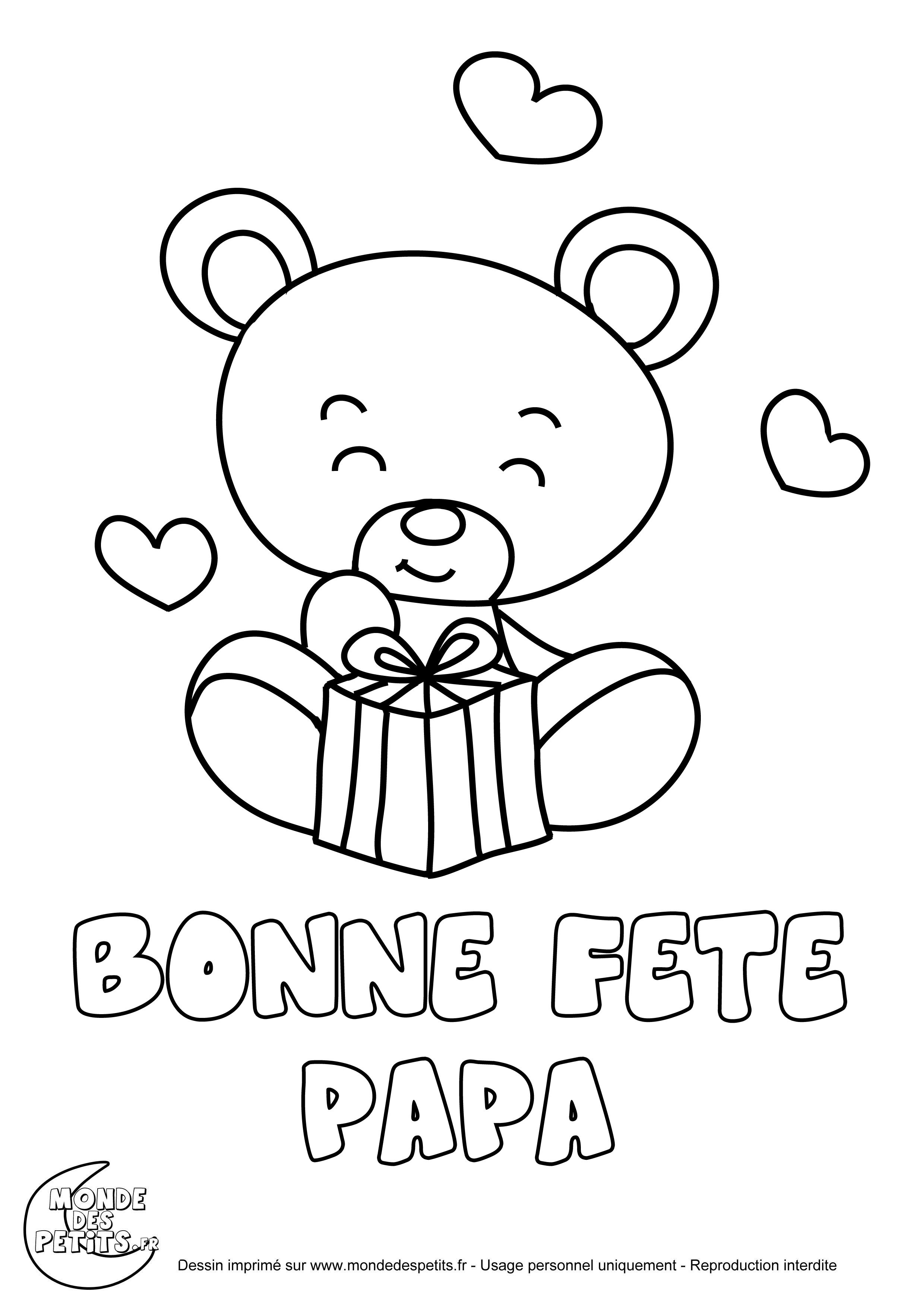 Coloriage A Imprimer Anniversaire Papa