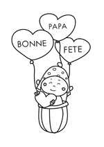 Coloriages enfants Bonne fête papa