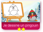 Comment dessiner un pingouin de Noël ?