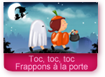 Toc, toc, frappons à la porte (chanson d'Halloween)