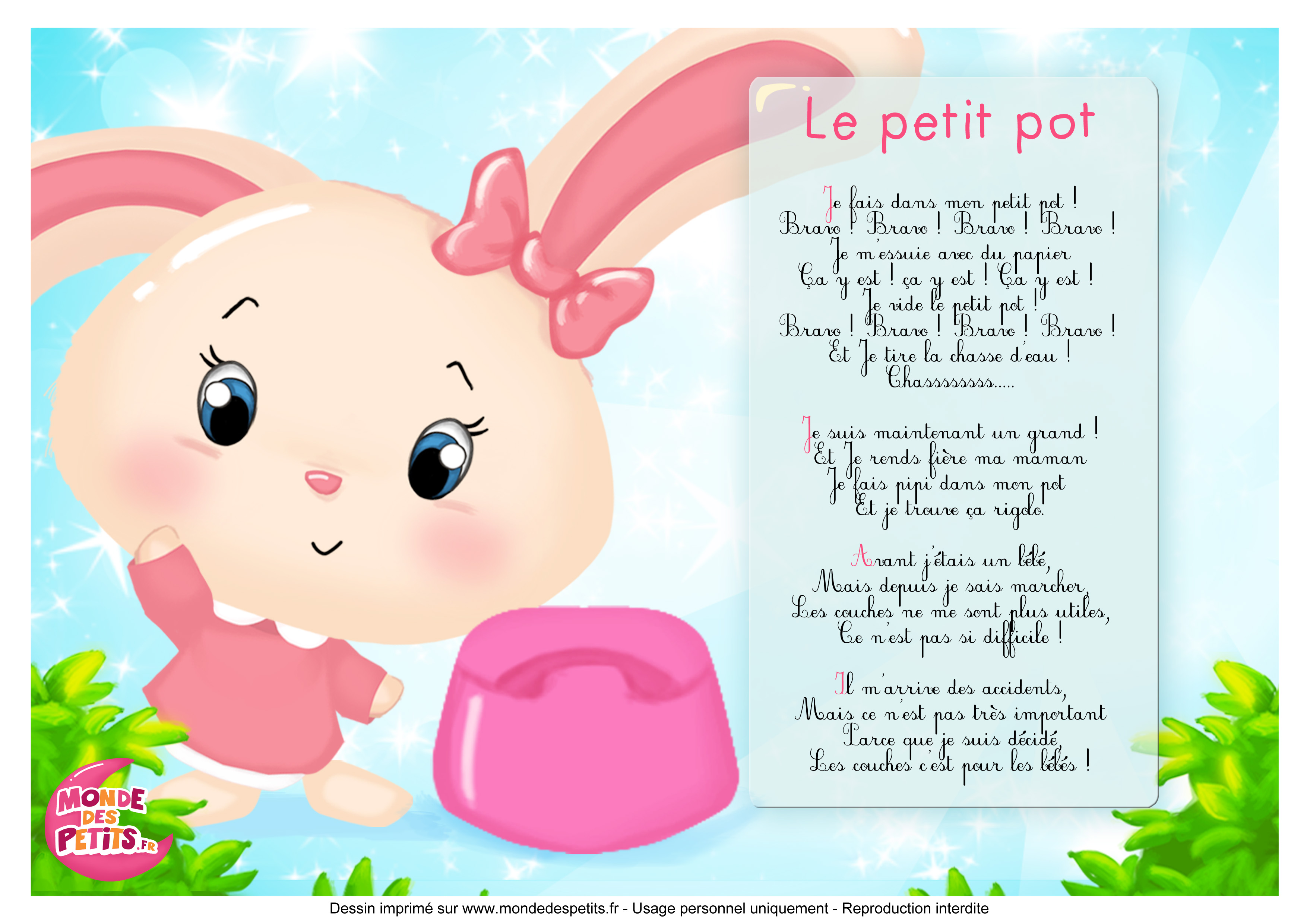 Monde des petits - Le petit pot