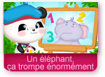 Un éléphant, ça trompe énormément - Comptines pour apprendre à compter 