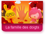 La famille des doigts - Méli et Touni - Finger family in french