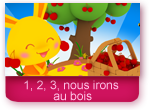 1, 2, 3 nous irons au bois - Comptines pour enfants - Méli et Touni