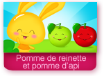 Pomme de reinette et pomme d'api - Titounis