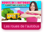 Les roues de l'autobus - comptines à gestes pour bébés avec Méli et Touni