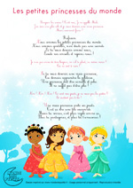 Partition_Les petites princesses du monde, chanson pour enfants