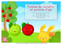 Paroles_Pomme de reinette et pomme d'api - Titounis