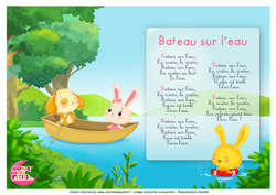 Paroles_Bateau sur l'eau - Les Titounis