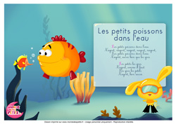 Paroles_Les petits poissons dans l'eau-Les Titounis