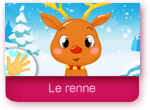 La comptinette du renne de Noël