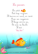 Paroles_La comptinette du poisson