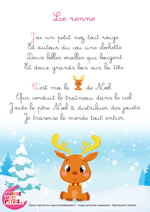 Paroles_La comptinette du renne de Noël