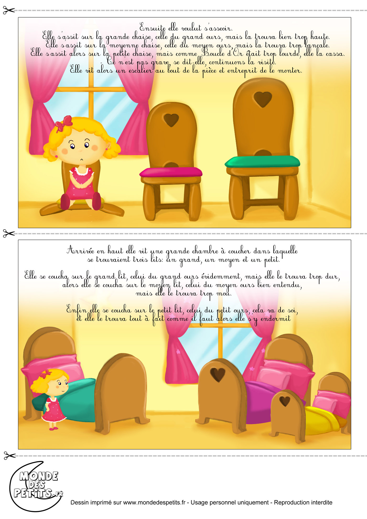 Histoire De Boucle D Or Maternelle TSHIO