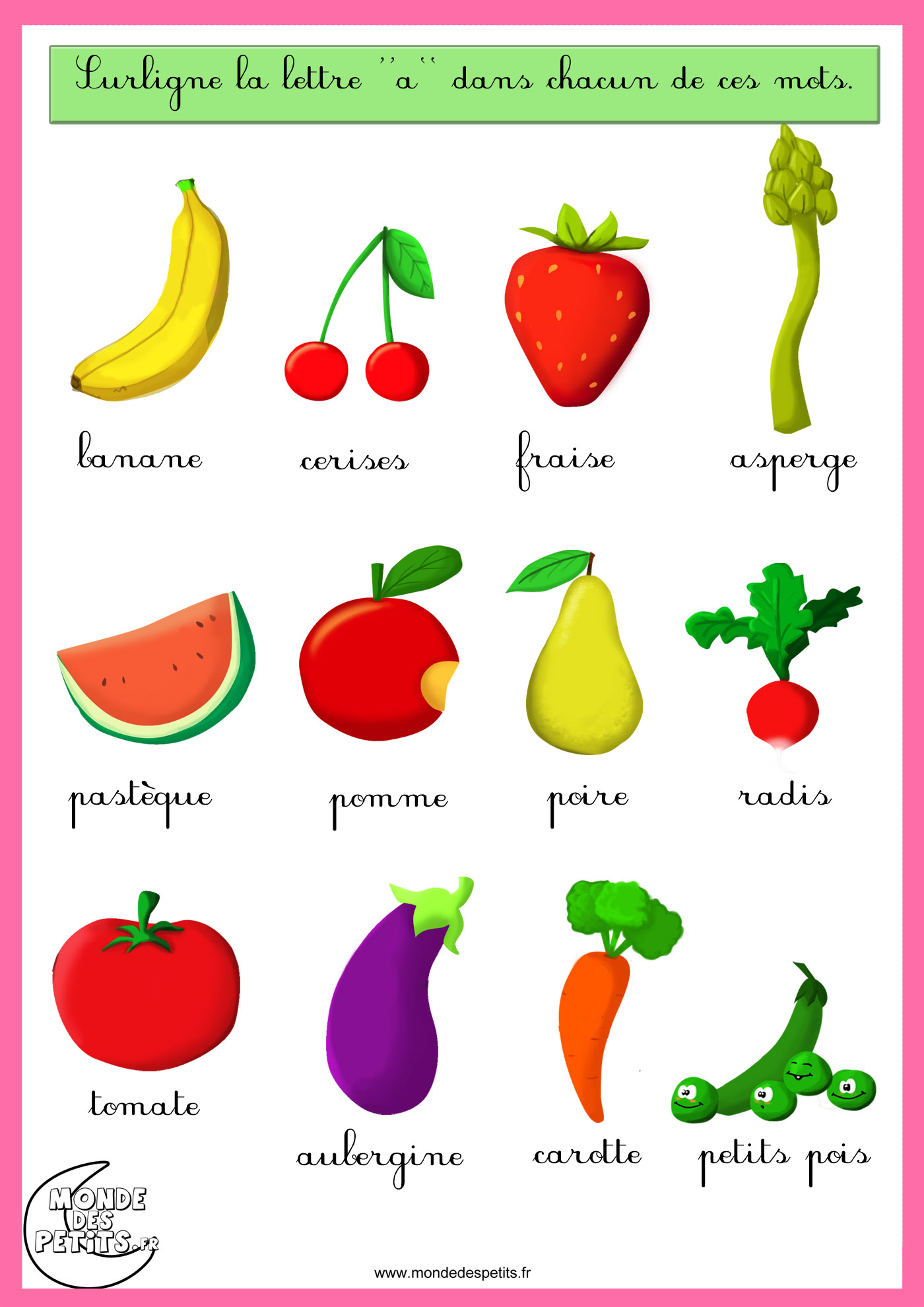 Apprendre les Légumes (Titounis) 