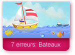 Jeu des 7 erreurs: bateau