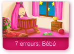 Jeu des 7 erreurs: bébé