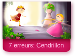 Jeu des 7 erreurs: Cendrillon