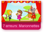 Jeu des 7 erreurs: marionnette