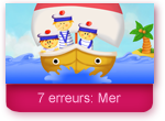 Jeu des 7 erreurs: Mer