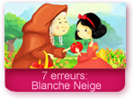 Jeu des 7 erreurs: Blanche Neige