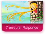 Jeu des 7 erreurs: Raiponce