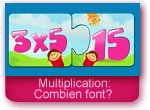 Jeu: les tables de multiplication