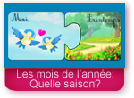 Jeu: apprendre les saisons et les mois