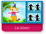 jeu des ombres : le clown