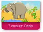 Jeu des 7 erreurs: L'oasis