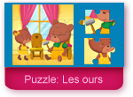 Jeu de puzzle sur Boucle d'or et les 3 ours