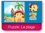 Jeu de puzzle en ligne : la plage