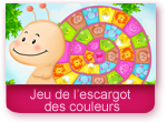 Jeu de plateau enfant: l'escargot des couleurs