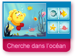 Jeu enfant: Cherche les petits poissons