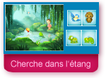 Jeu pour enfant: Trouve-moi dans l 'étang