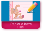 Papier à lettre pour les filles