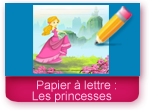Papier à lettre de princesses