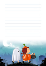 Papier à lettre Halloween