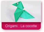 Origami: la cocotte en papier