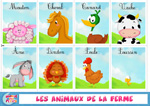 Apprendre les animaux de la ferme