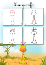 Dessin1_Comment dessiner une girafe ? 