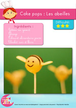 Recette_Cake Pops : Les abeilles