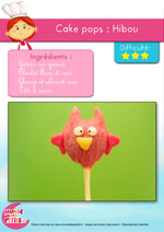 Recette_Cake Pops : Le hibou